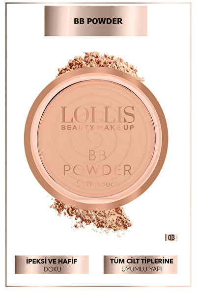 Lollis BB Powder Hafif Dokulu Kapatıcı Pudra - Doğal & Mat Bitişli Sabitleyic...