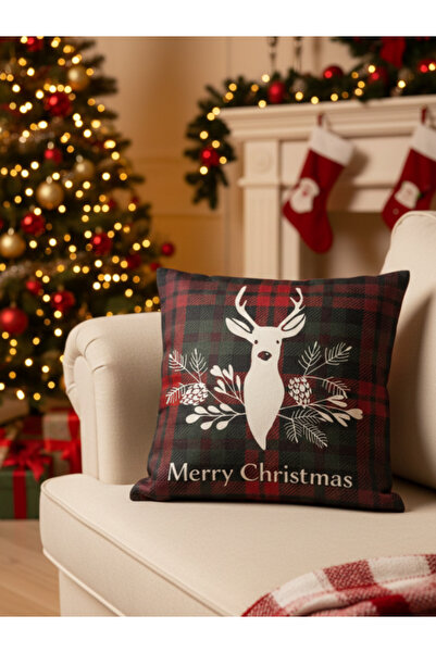 Dörtel Tedarik Двустранен цифров печат с цип, калъф за възглавница с коледна ...