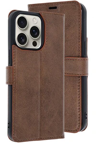 NewFace 1612303747 حافظة آيفون 15 برو ماكس تريند إس بلس (130323) - تان