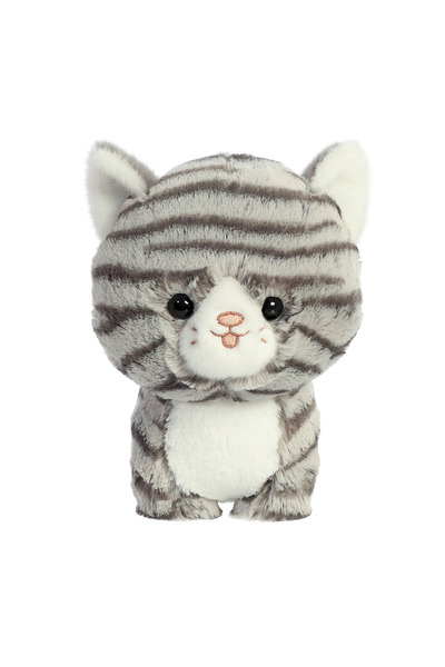 Teddy Pets Pisica tigrată gri Peluș 18 cm