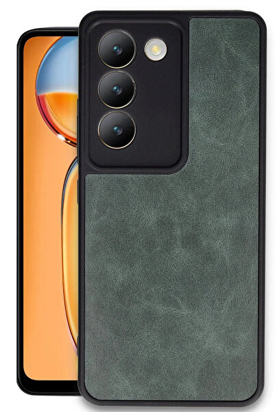 NewFace 1614750747 حافظة جلدية لهاتف Vivo V30 Lite 4G - (185047) أخضر داكن