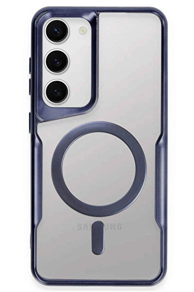 NewFace 1610906747 غطاء سامسونج جالاكسي S23 من السيليكون ماج سيف (130609) - أ...