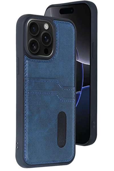 NewFace 1614321747 حافظة آيفون 14 برو ماكس حافظة جلدية مع حامل بطاقات سارة (2...