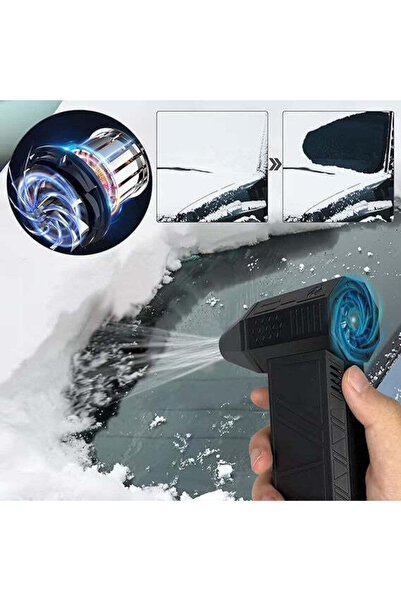 Sanlux Mini ventilator de aer comprimat, 4 trepte de viteza, lanterna, incarcare USB