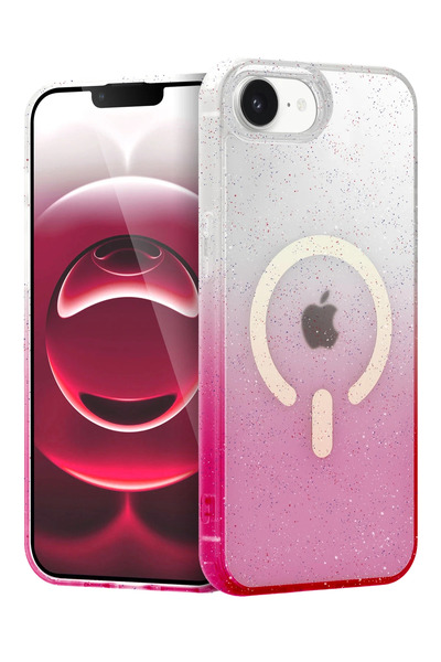 NewFace 1612654747 غطاء آبل آيفون 16E بوميل لامع متوافق مع ماج سيف (115426) -...