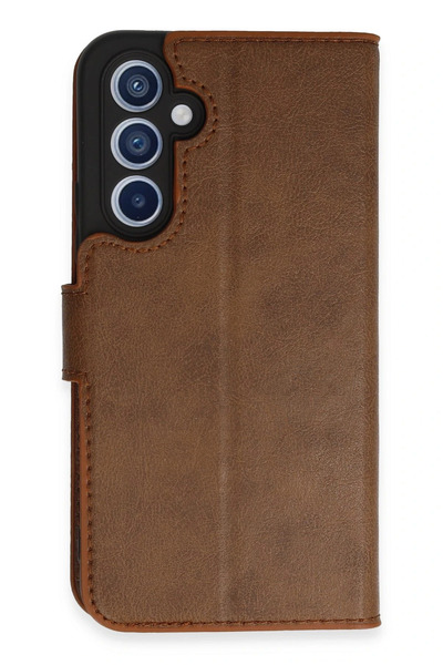 NewFace 1610727747 حافظة سامسونج جالاكسي A34 5G تريند إس بلس (162707) - تان