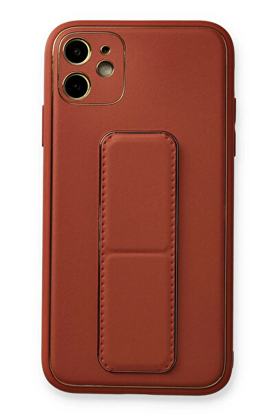 NewFace 1610435747 غطاء حماية جلدي لهاتف آيفون 12 (123504) - لون فوشيا