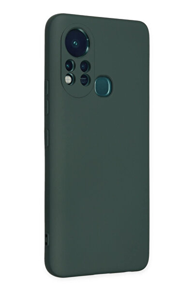 NewFace 1613205747 حافظة انفينيكس هوت 11 اس نانو من الداخل سيليكون مخملي - (2...