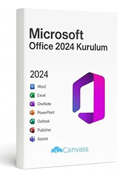 SHC42000 Canvass Office 2024 Kurulum Ve Etkinleştirme Lisansı Hediyeli, Offic...