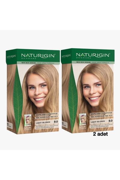 Naturigin Saç Boyası 9.0 Açık Sarı 2 Adet