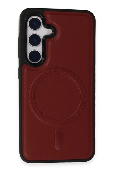 NewFace 1610253747 حافظة سامسونج جالاكسي S24 غطاء جلدي أوزي ماج سيف (195302) ...