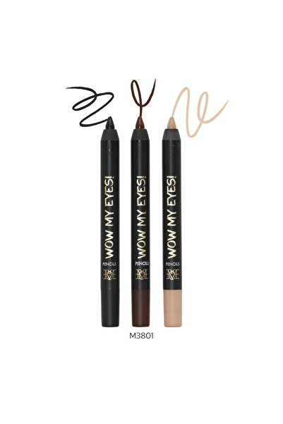 Makeover22 مجموعة قلم كحل العين واو ماي آيز! من ميك اوفر22 - M3801