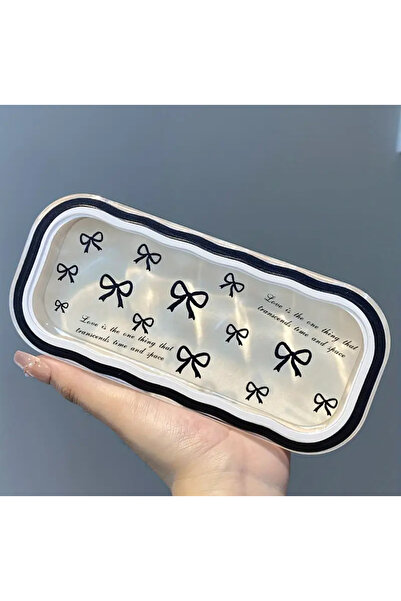 LUMAKS Θήκη γυαλιών με μοτίβο φιόγκου και σκληρό κουτί Κουτί γυαλιών με κομψό σχέδιο