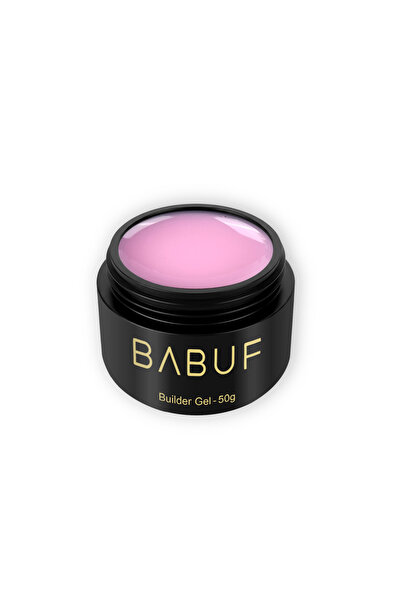 BABUF Milky Kiss Self-Leveling Nail Builder Gel – High Strength, UV/LED, 50g, BG11-50