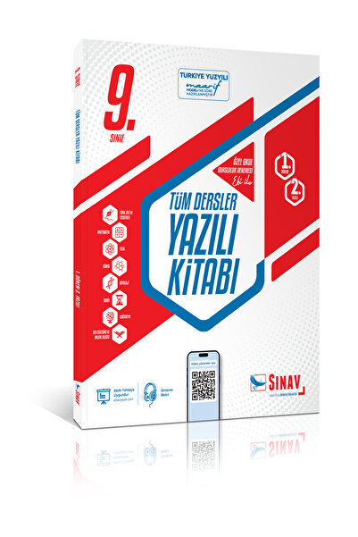 Sınav Yayınları 9. Sınıf Tüm Dersler 1. Dönem 2. Yazılı Kitabı
