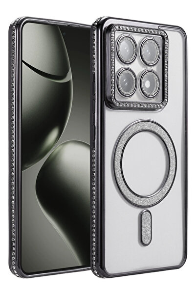 NewFace 1614942747 حافظة شاومي مي 14 تي برو جوك سيملي ماجنيتيسيف (124249) - أسود