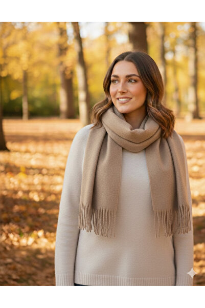 IronMoon Yün Kadın Atkı Şal Omuz Şalı 50x170