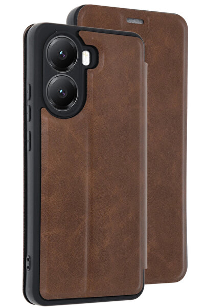 NewFace غطاء حماية قابل للطي لهاتف Xiaomi Poco X7 Pro - أسمر NRMSA