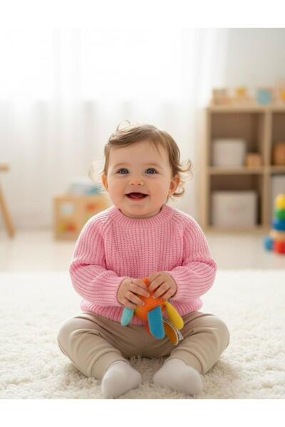 mayakids Solid Color Unisex Children and Baby Knitwear Sweater