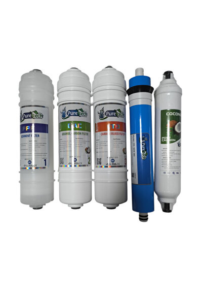 puretech 5 li Optima su arıtma cihazı filtre seti