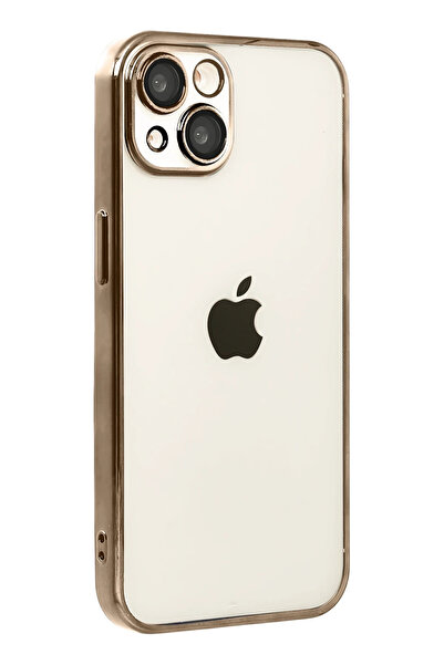 NewFace 1612458747 سيليكون آيفون 15 من أبل مع عدسة - (145824) تيتانيوم صحراوي