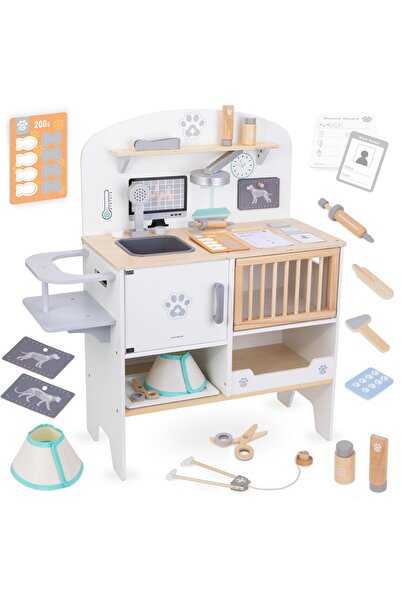 mamabrum Animal hospital - wooden set