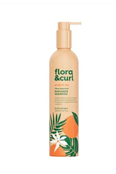 Flora & Curl Sampon radiant cu citrice pentru toate tipurile de par cret, Flo...