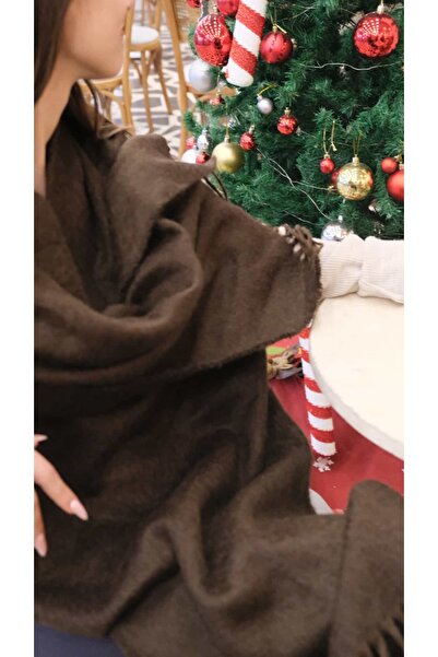 Jerie Yumuşak Dokulu Püsküllü Atkı