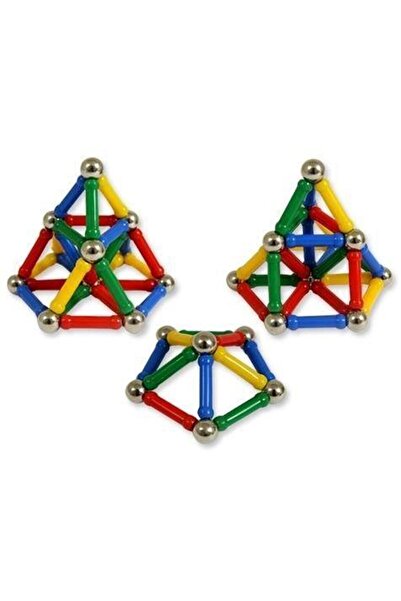 Genel Markalar Biyomak® 37 Parça Magnetic Wano Manyetik Lego Seti