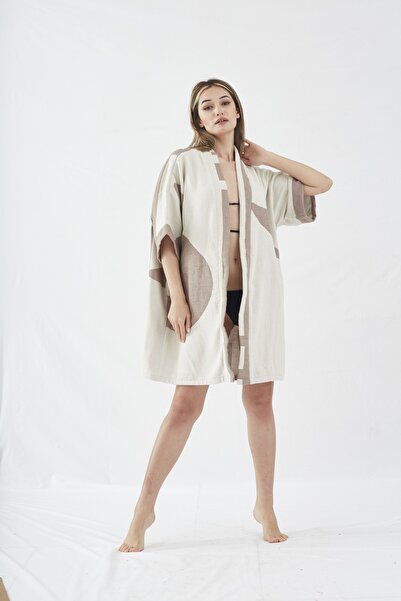 CAKKATEX Organic Cotton Woven Design Beach Wear | Kaftan | Kimono | Desing Caftan