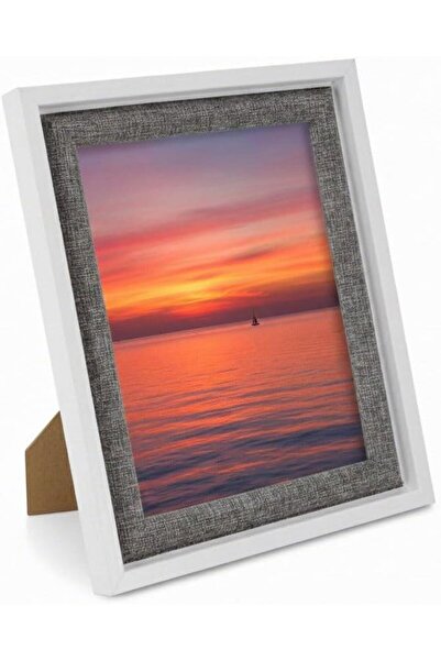 Efe Efemark Premium Series 15 * 20 cm Wooden Picture Frame White-Grey