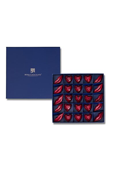 Myra Çikolata Evim Red Collection Çilek Kaplamalı Dolgulu Sütlü Çikolata 270 gr