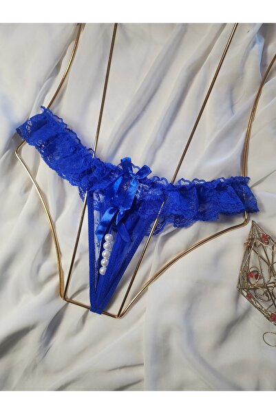 G&H UNDERWEAR String Thong Panties with Pearls