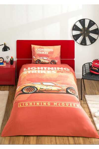 Özdilek Mc Queen Tek Kişilik Disney Lisanslı Nevresim Takımı