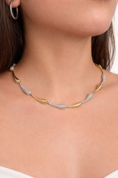 HOUSEKİ قلادة متدلية من حجر الزركون متعدد الألوان