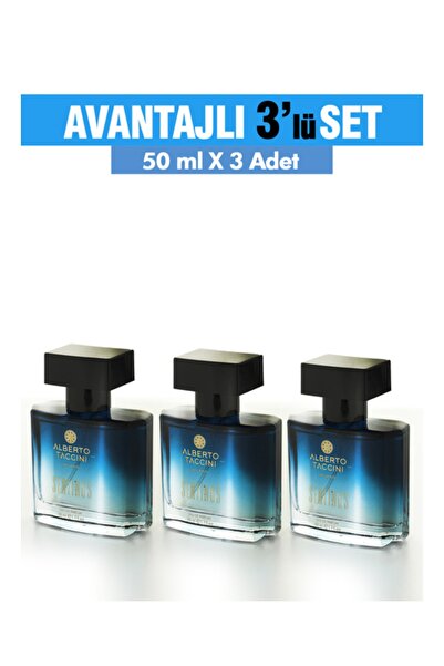 Alberto 3'Lü Set Taccini Sentinus Erkek Parfümü 50 ml