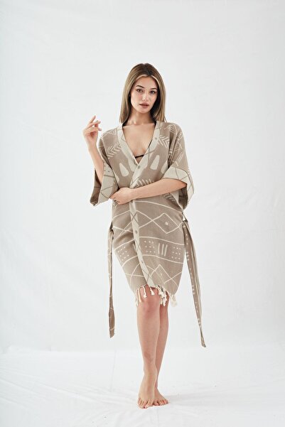 CAKKATEX Organic Cotton Woven Design Beach Wear | Kaftan | Kimono | Desing Caftan