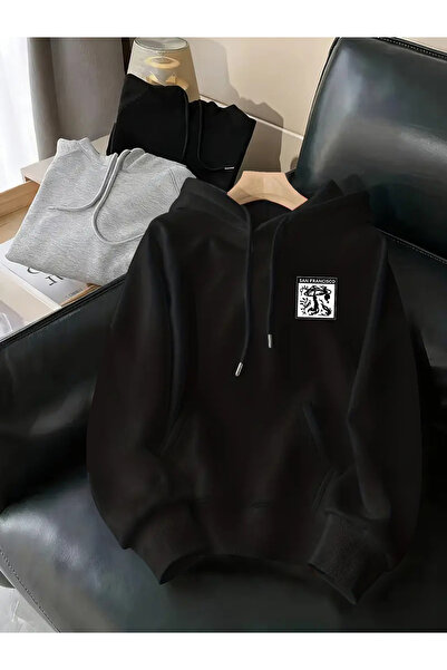 PENTHİLUS سويت شيرت سان فرانسيسكو 3 إنترنيشنال كيو بغطاء رأس للجنسين