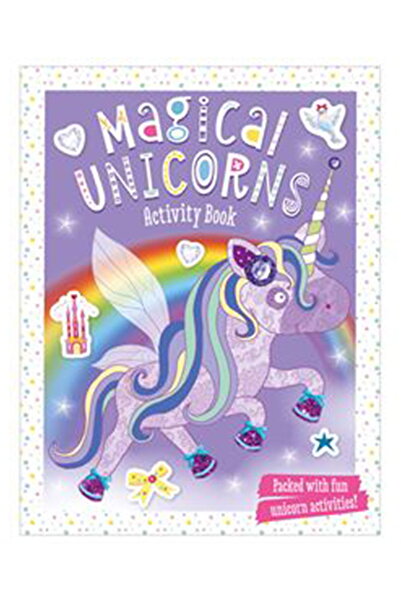 Genel Markalar MBI - Puffy Stickers I Love Unicorns Sticker Activity Case
