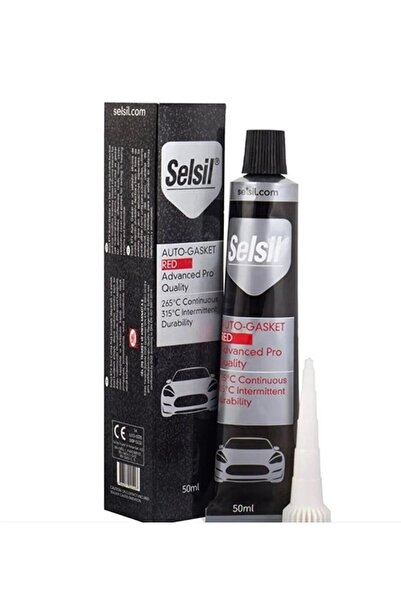 Selsil Tüp Sıvı Conta Kırmızı 50 gr - Değişenua