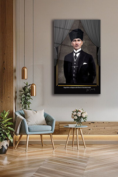 DecorAnatolia Özgürlük ve Bağımsızlık – Gazi Mustafa Kemal Atatürk Cam Duvar ...