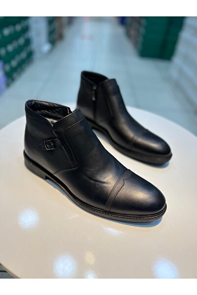 Alphus Cizme Rego pentru bărbați din piele naturală cu fermoar