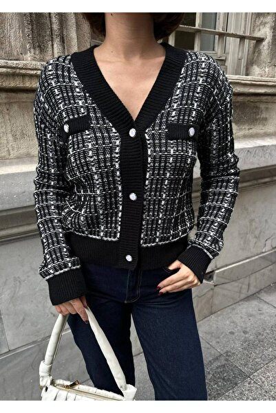 elbisereyonda سترة تريكو بتفاصيل جيب