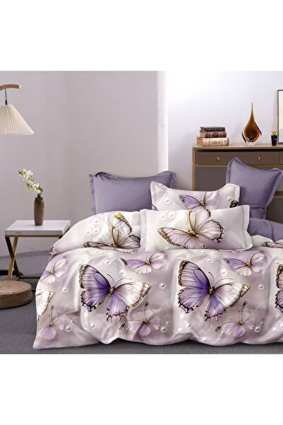 OEM Bed linen with elastic 180x200 for double bed 2 people Dreamelle, 6 pieces, Finet, DREAM-0125