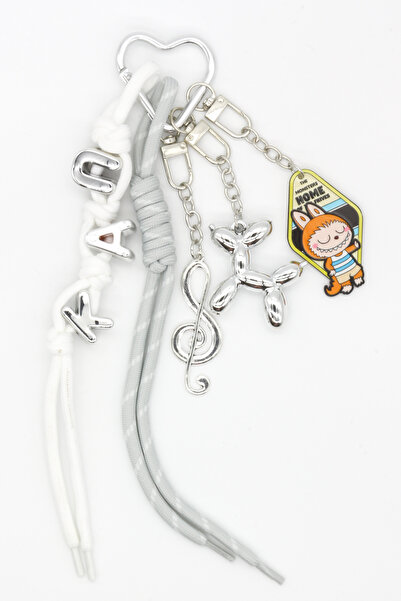 Nearsis Köpek Figürlü Melodi Detaylı Çanta Charmı