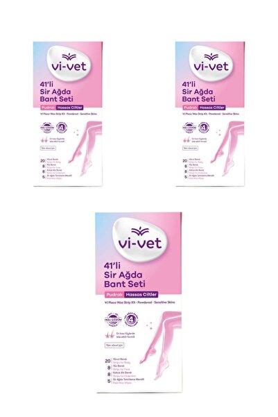 Vi-vet VİVET 41'Lİ SİR AĞDA BANT SETİ PUDRALI X 3 ADET