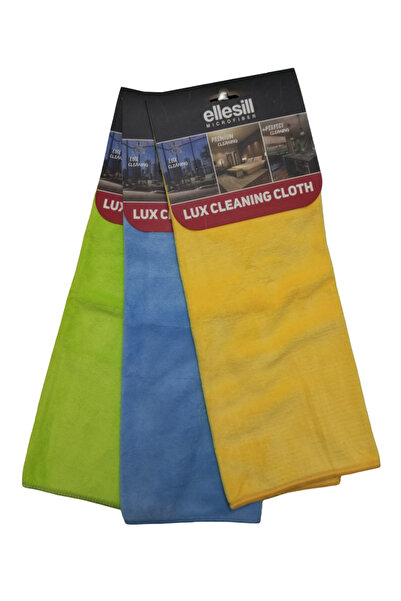 balkonda قطعة قماش تنظيف فاخرة 3 عبوات من الألياف الدقيقة عالية الأداء - إيليسيل