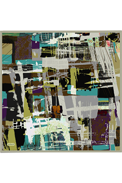 Cacharel Gri İpek Twill Eşarp