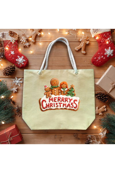 Crea Eymer Wear New Year Daily Hanging Linen Bag Cotton Beige