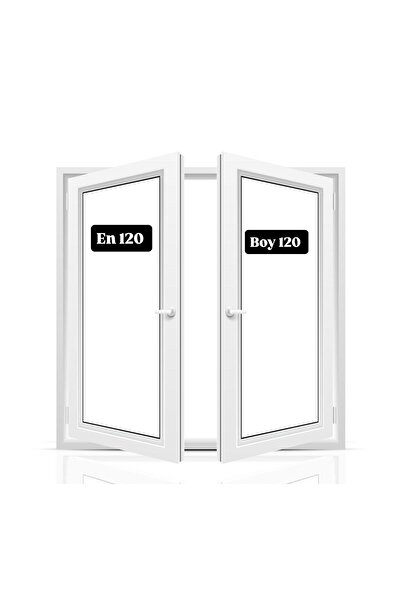 PROLINE PİMAPEN PENCERE BEYAZ 120x120 çift kanatlı